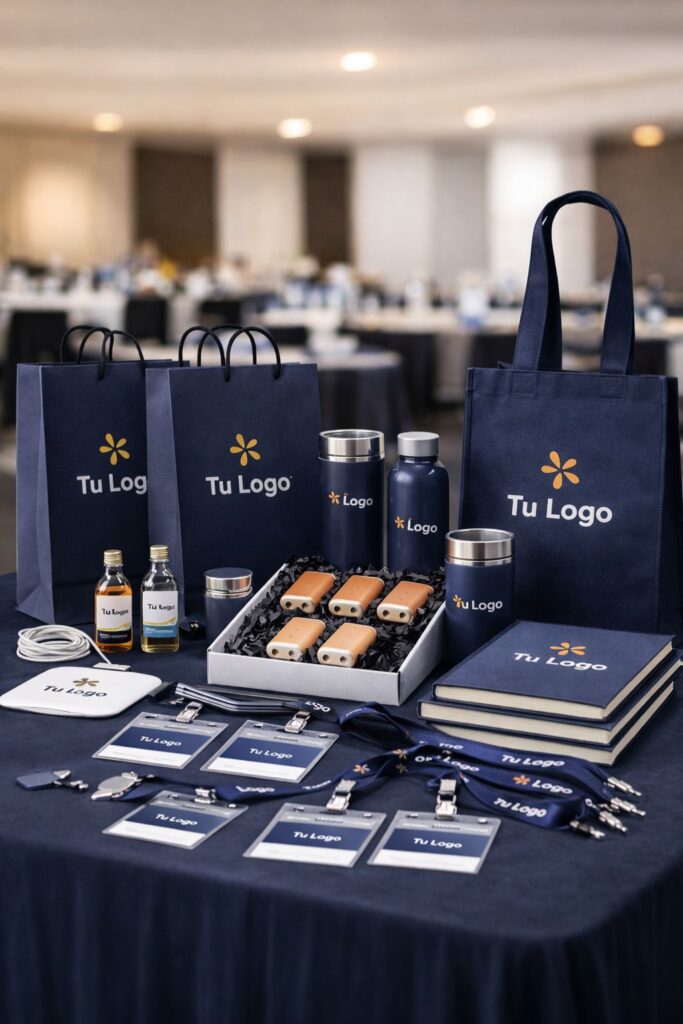 Merchandising para eventos y congresos corporativos en Uruguay