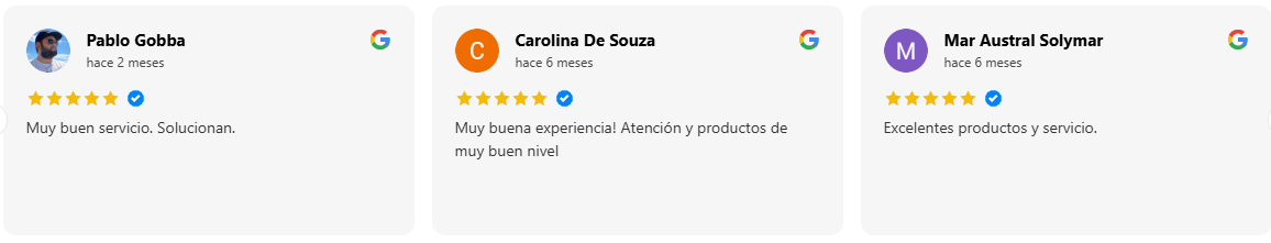 Reseñas clientes Promo en América Google